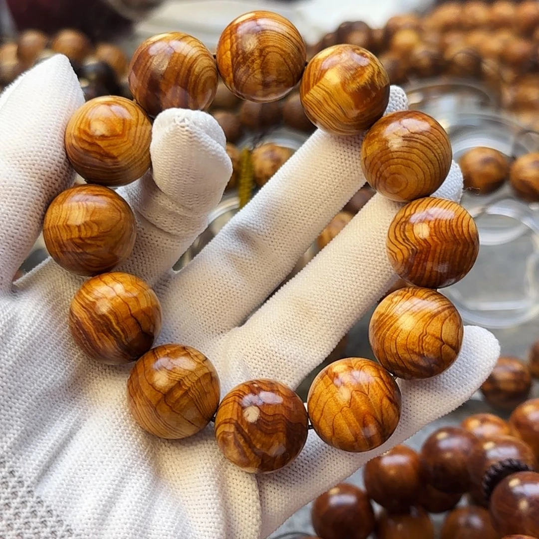 柏木手串/手链太行崖柏2.0乱纹水波