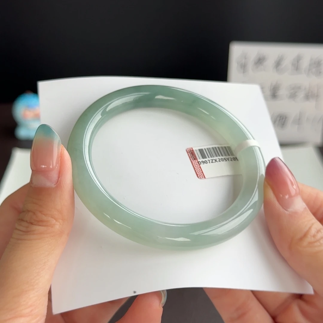 翡翠未镶嵌手镯5号 56.3