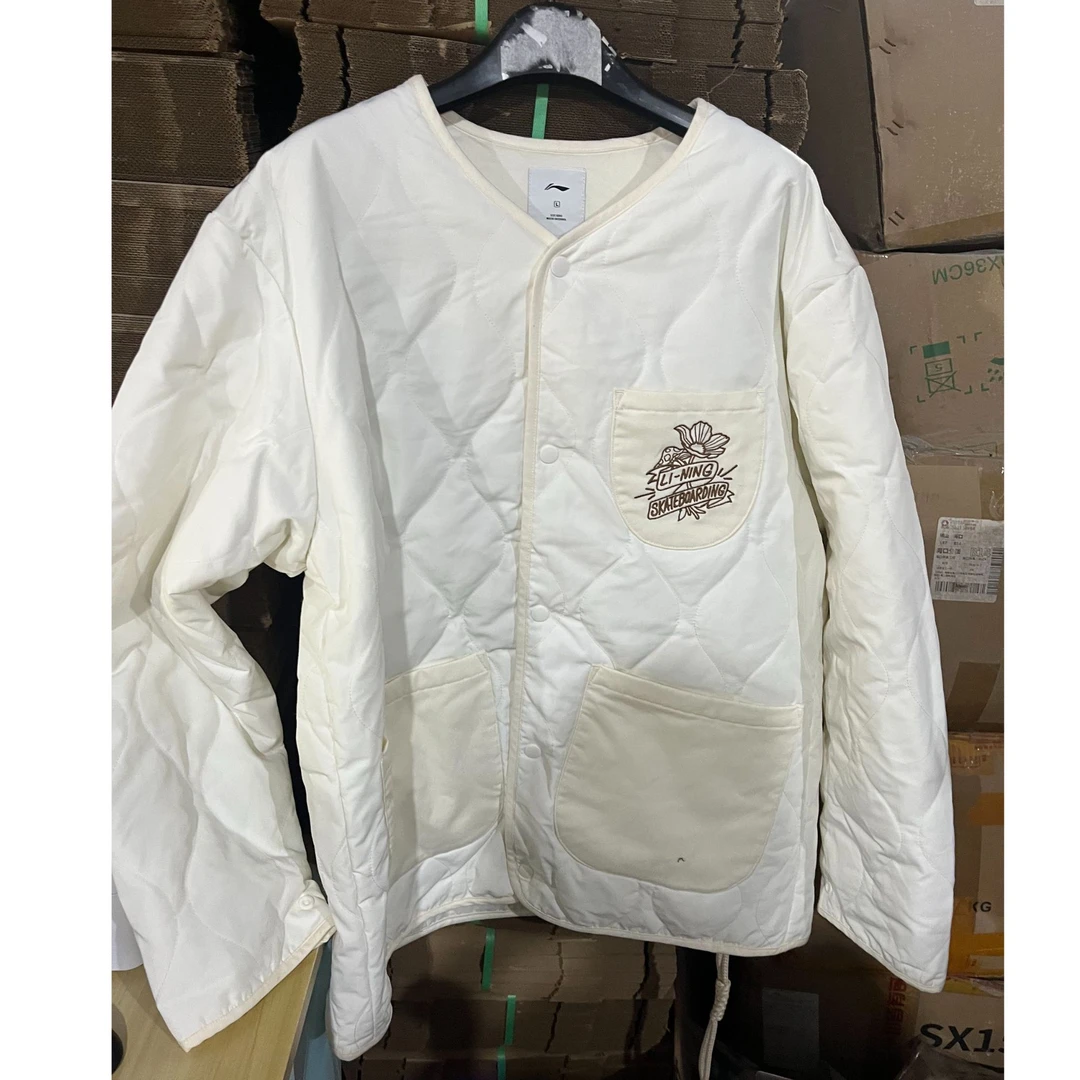 《B品以直播展示为准》李宁时尚系列女子休闲保暖运动棉衣AFTD100