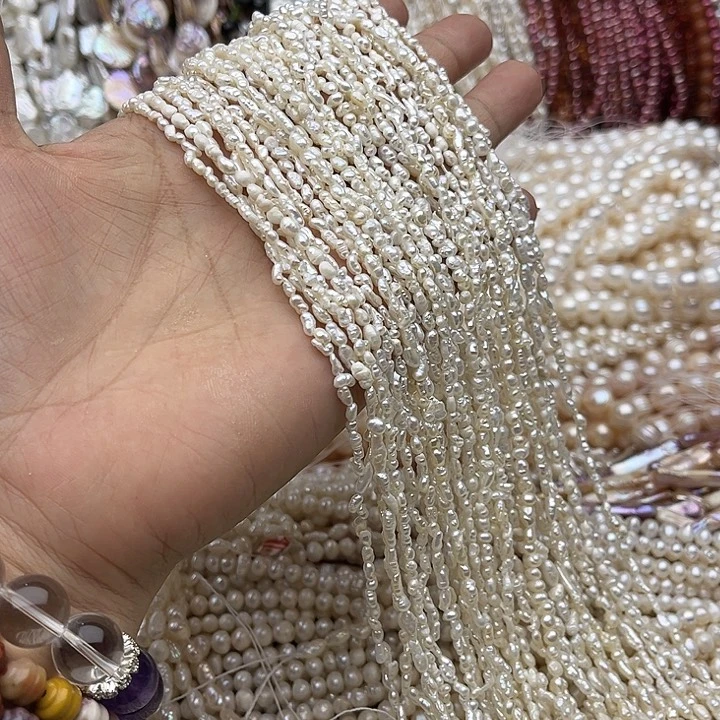 玛瑙/玉髓未镶嵌珠宝半成品一条2.5mm左右克旭珍珠