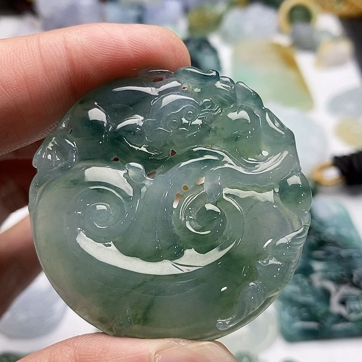颈饰未镶嵌翡翠福禄寿禧