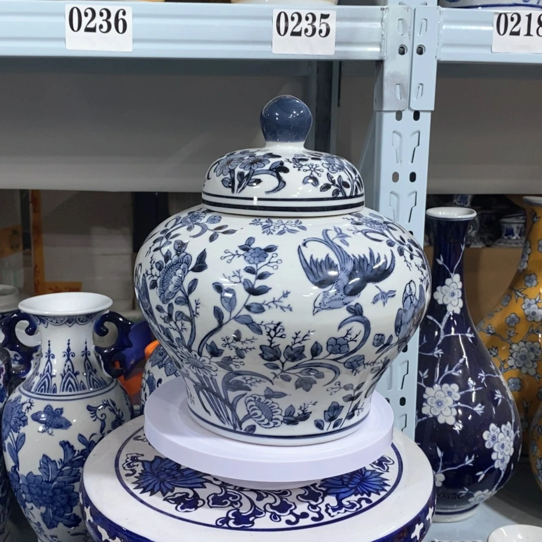 瓶茶叶罐花瓶摆件花瓶