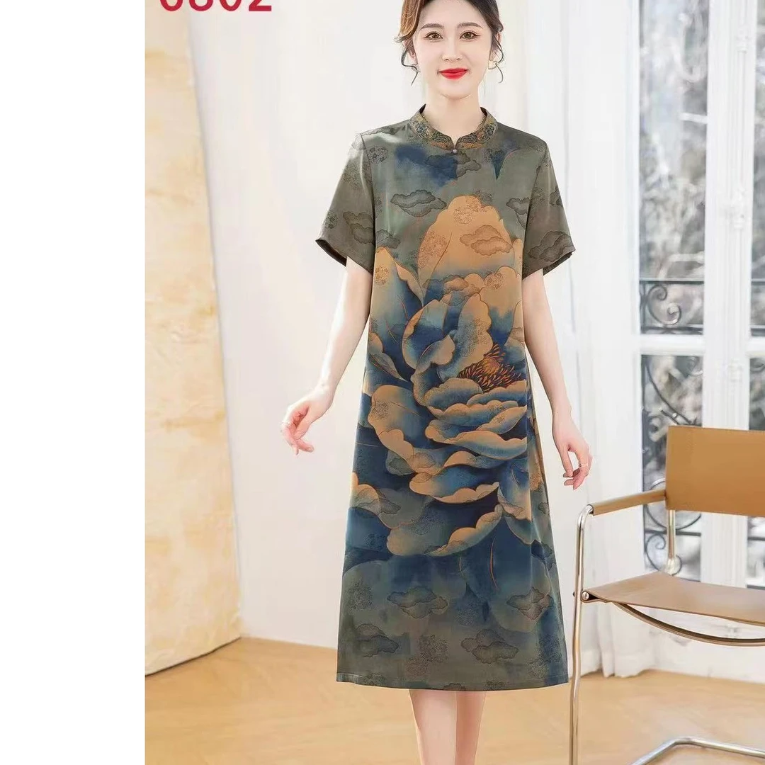 1-6802-28新款时尚休闲连衣裙