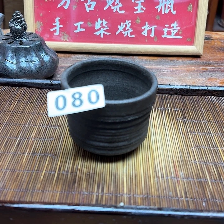 纯手工制作粗陶茶具