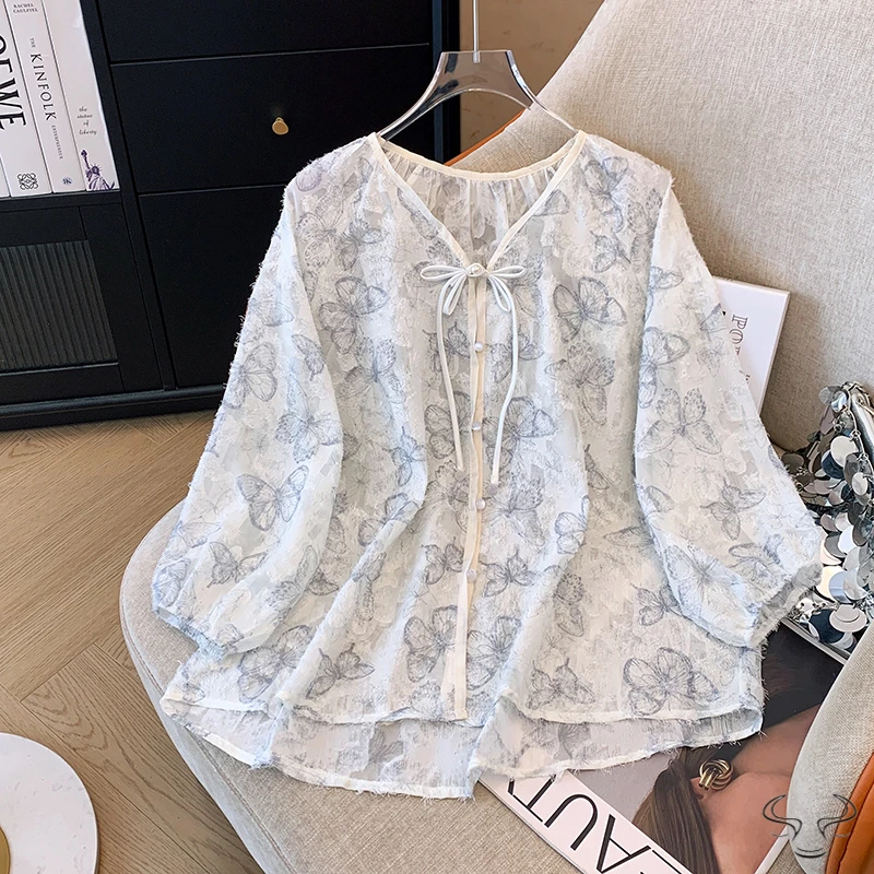 2025国风盘扣上衣松紧腰半裙剪花仙儿