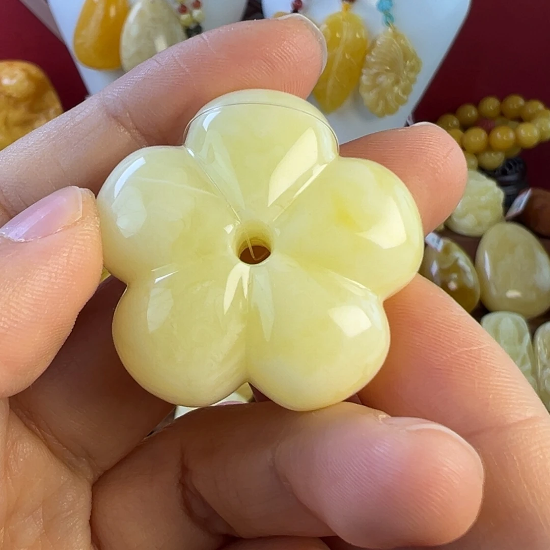 蜜蜡吊坠(不含链)未镶嵌
