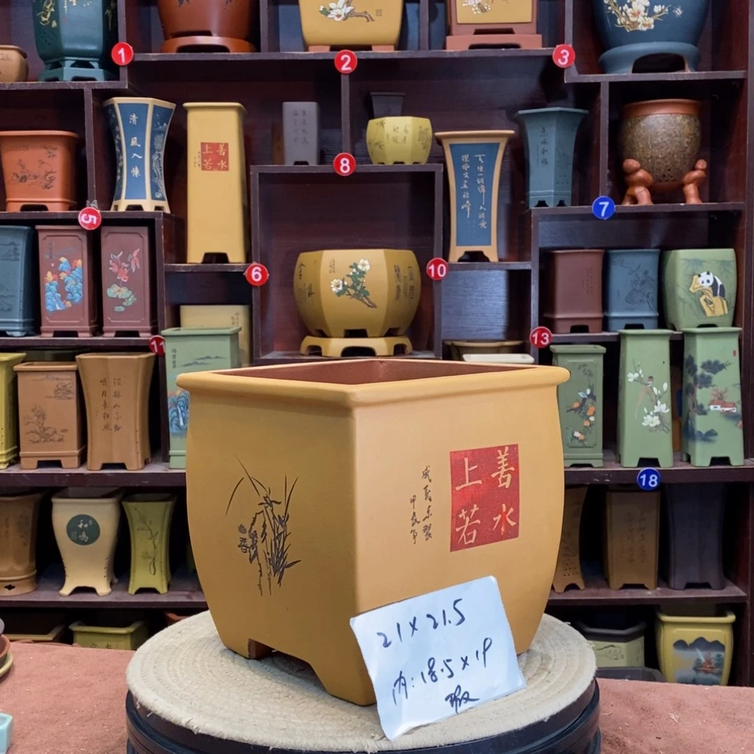 紫砂花盆紫砂艺术