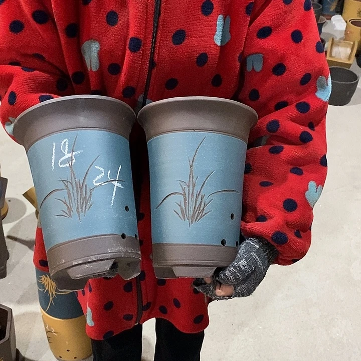 紫砂花盆紫砂花盆