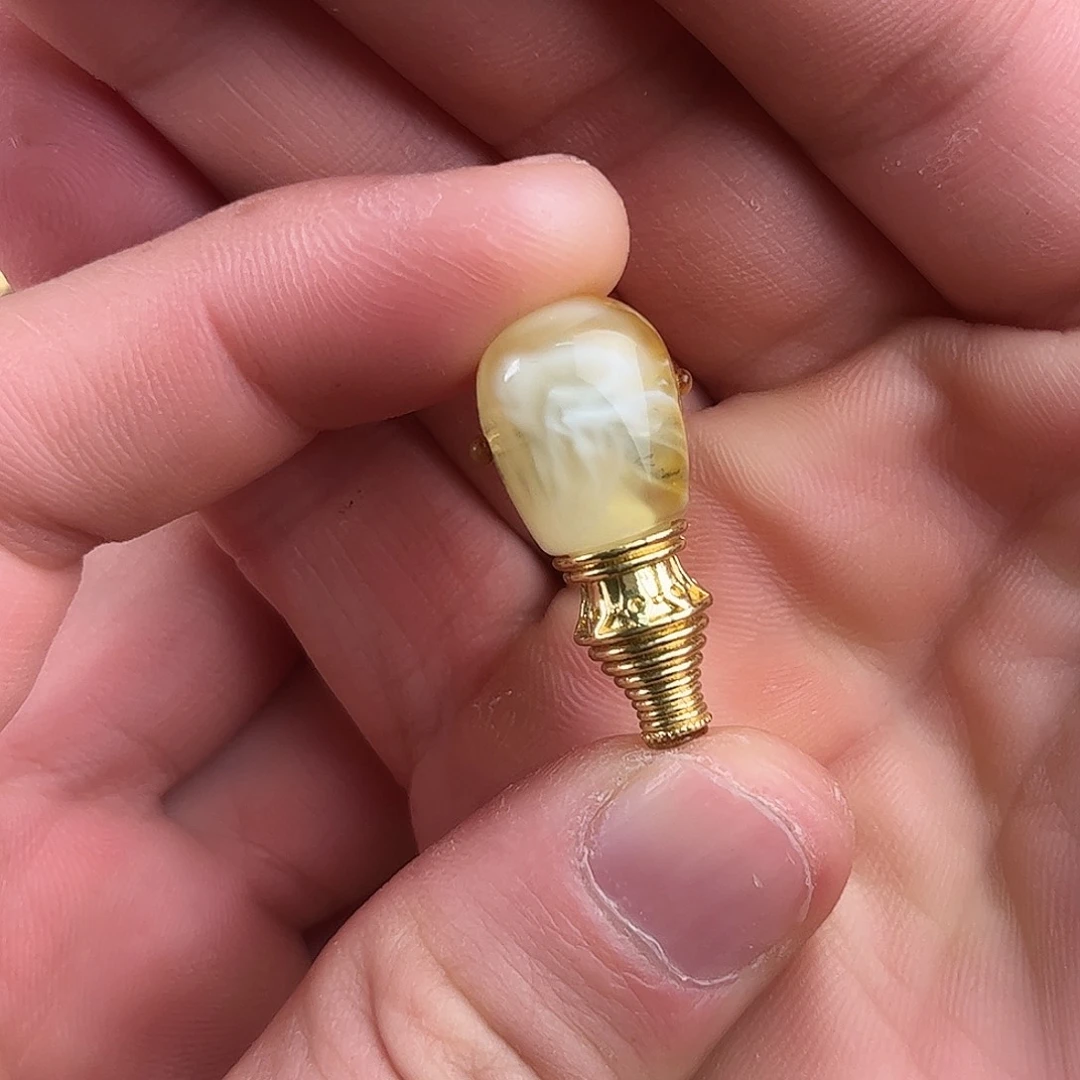 蜜蜡合金珠宝奇石13mm