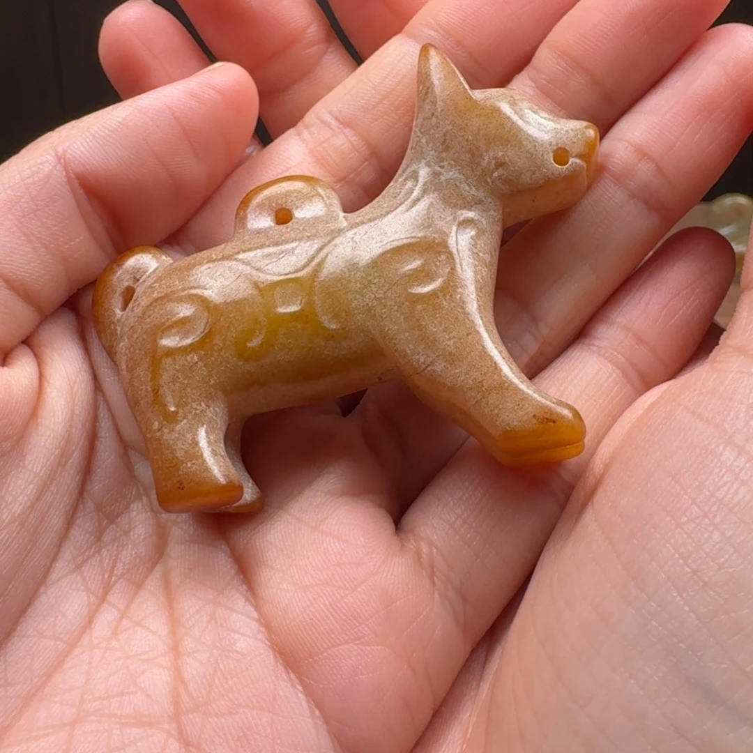 和田玉挂件未镶嵌清*