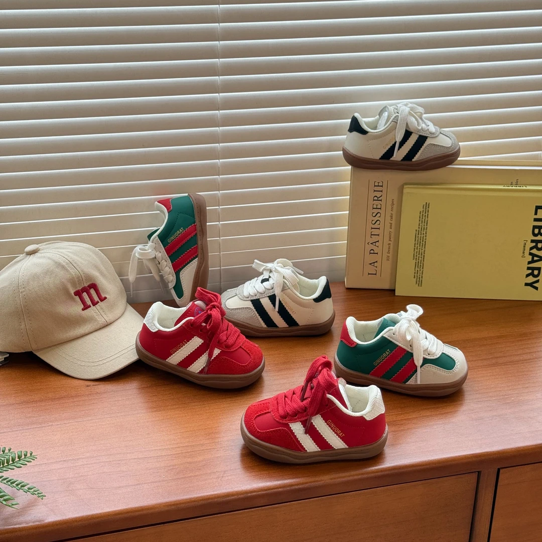 【微醺夏日】2025新款春款单鞋儿童百搭透气软底复古春季时尚12188