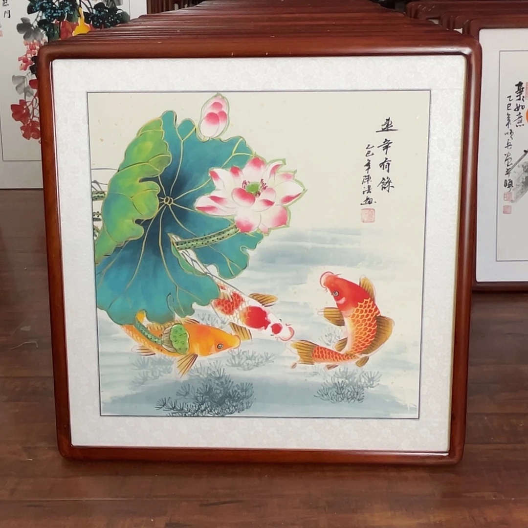 国画带框尺寸63*63厘米