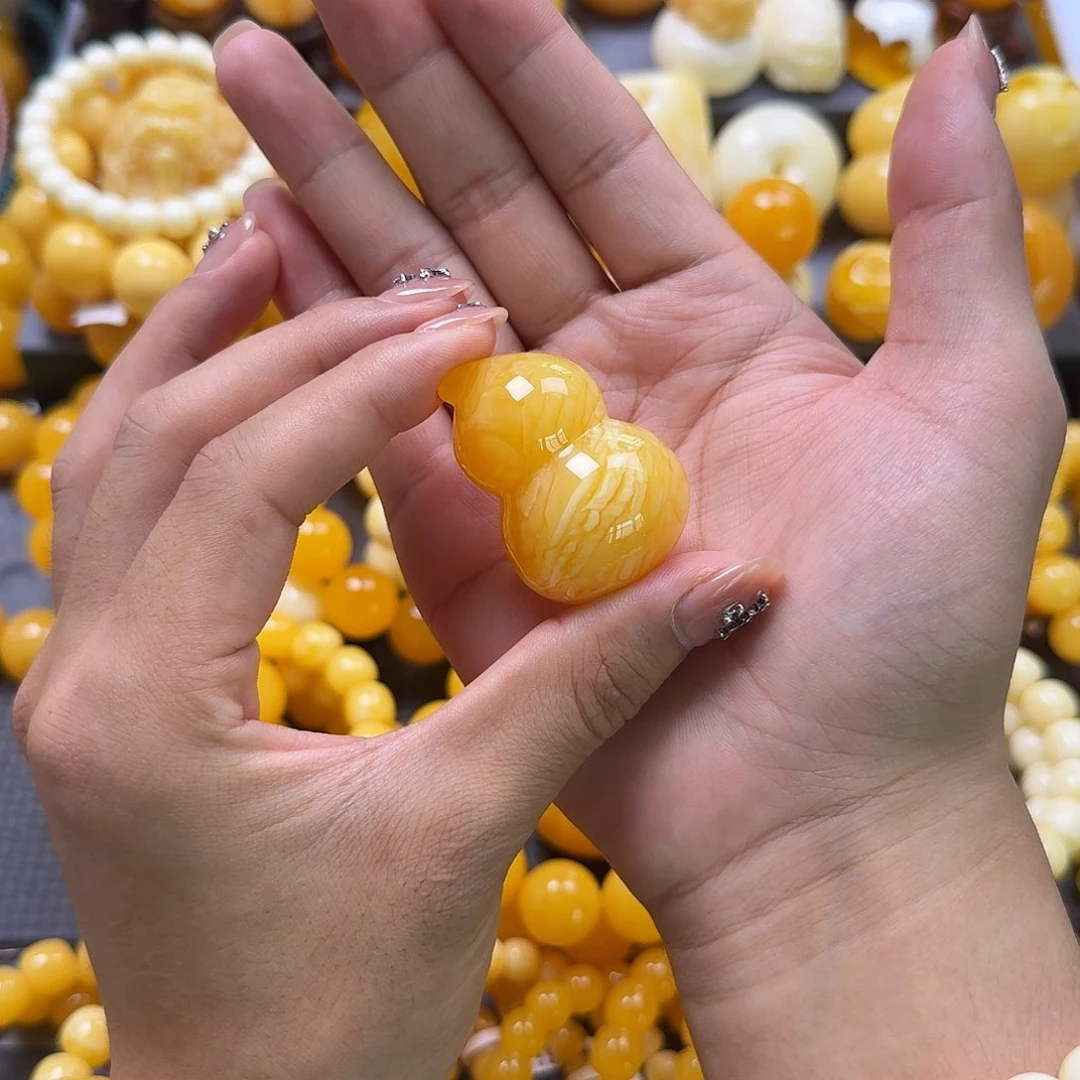 未镶嵌蜜蜡珠宝奇石虎皮葫芦