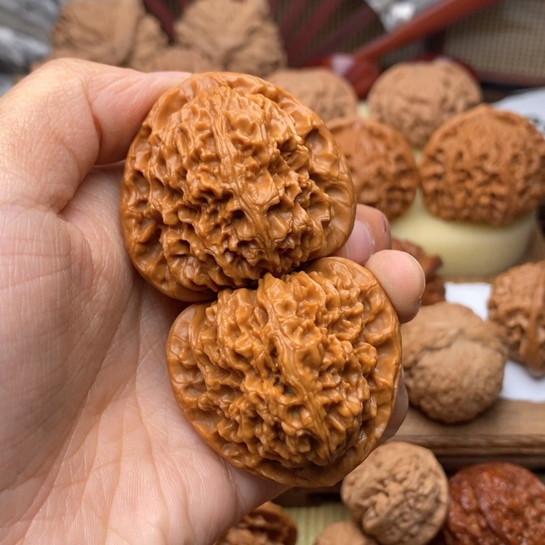 把件文玩核桃716号42三角南疆