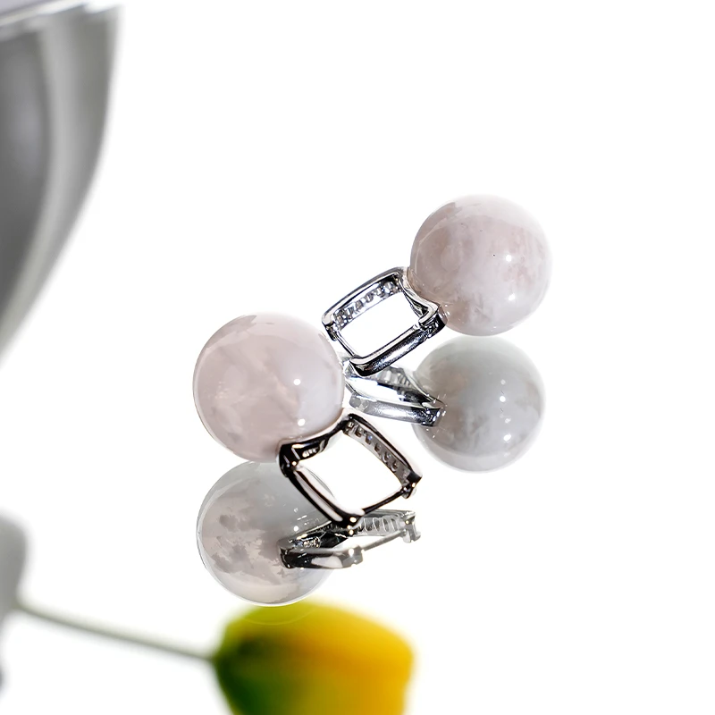 5179-6白雪女款小众高级感轻奢夏季耳饰（天然珠宝多样性发其一）