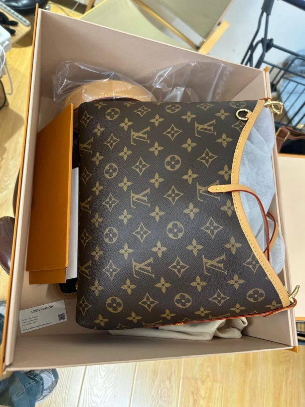 99新 LouisVuitton/路易威登 多宝二奢/53363/小号carryall斜挎包