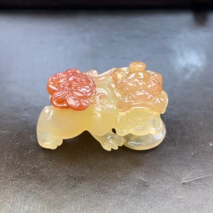 石英质玉（黄龙玉）未镶嵌颈饰@*浩