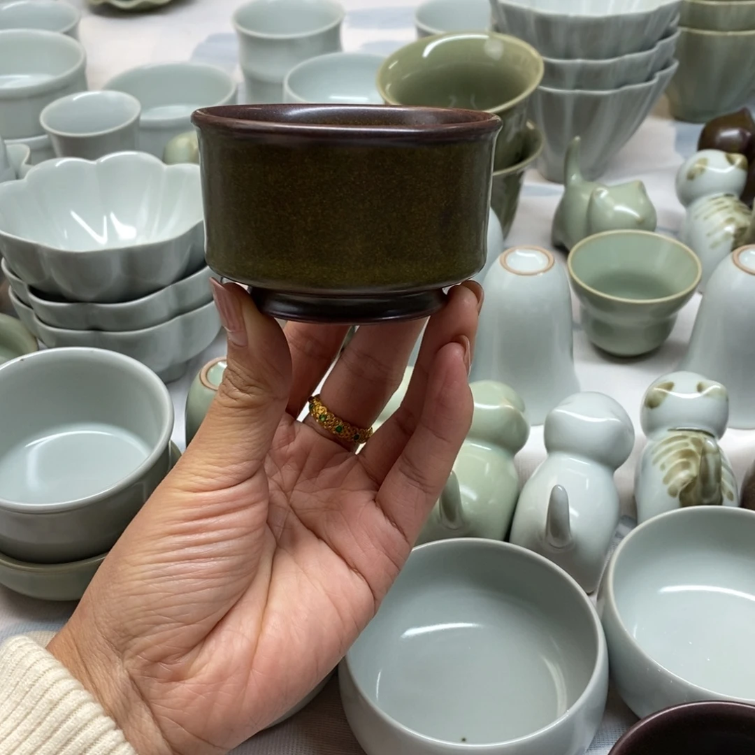 宣宝汝瓷手工单杯啊啊