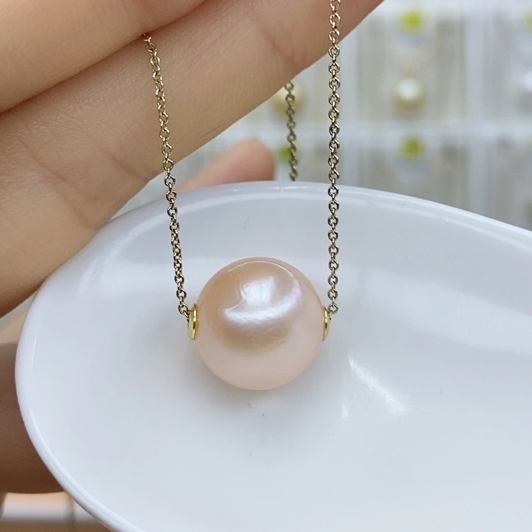 吊坠(赠链)银S925镶嵌淡水珍珠