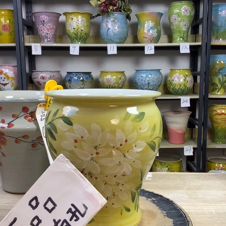 景德镇高温陶瓷花盆
