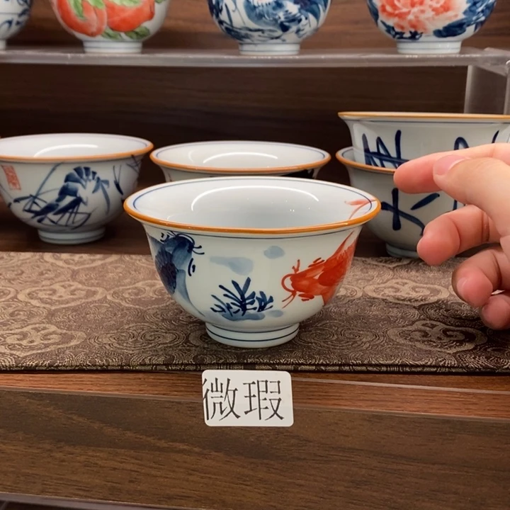釉下老陶泥手工绘制