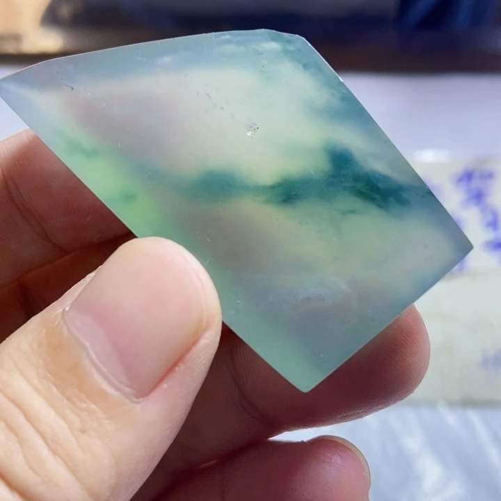 散珠翡翠玻璃飘花