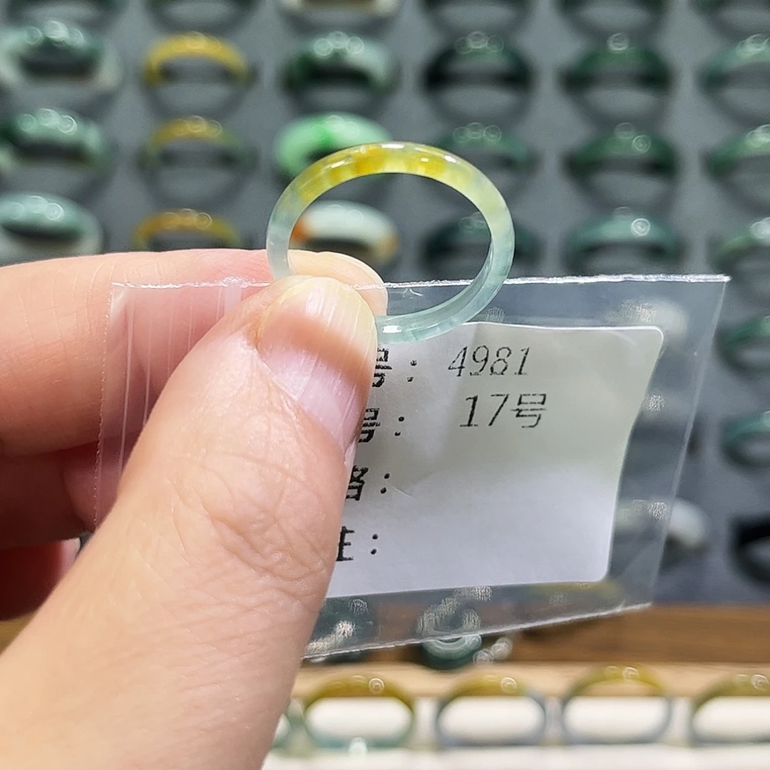 翡翠戒指未镶嵌4981