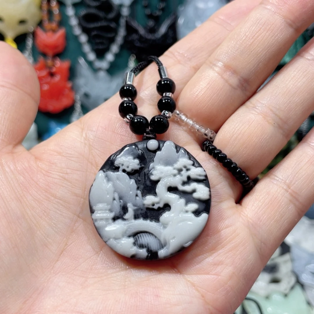 【闪购商品】未镶嵌岫玉颈饰6项链