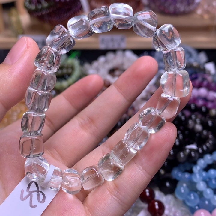 未镶嵌手串水晶绿水冰块