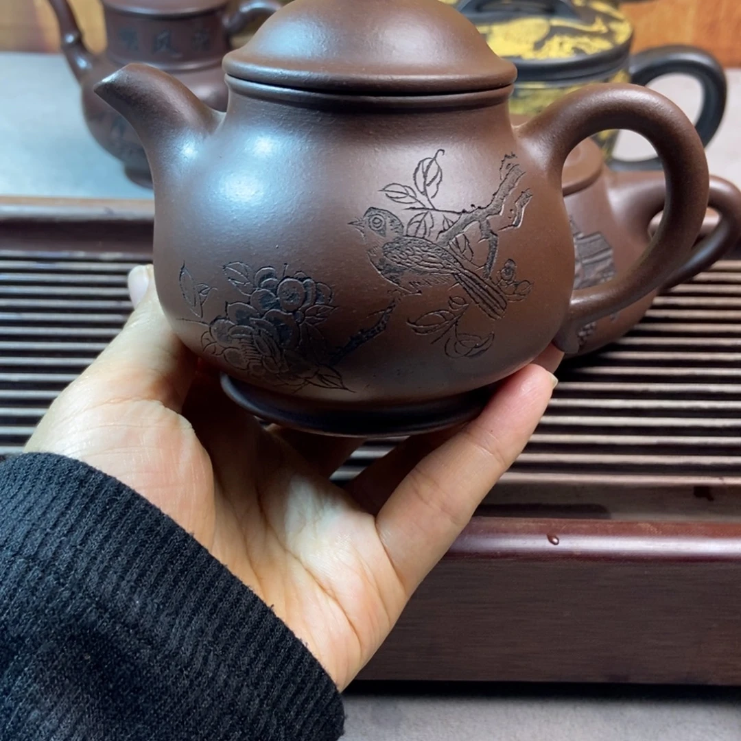 紫砂茶壶紫砂全手工定制