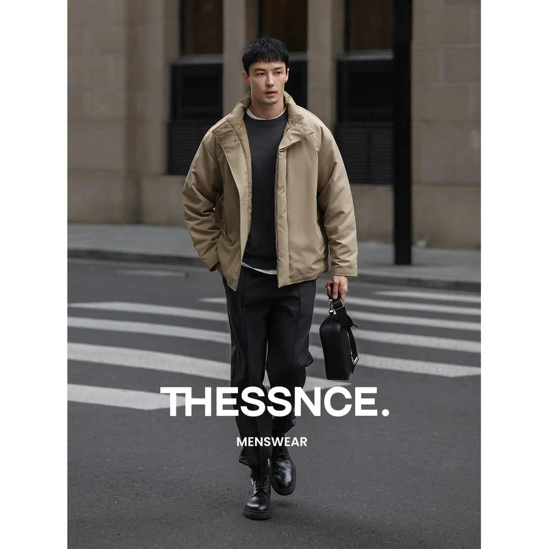 【柳桥羽绒】随性松弛情侣款95安心白鸭绒廓形轻薄羽绒服男冬季外套