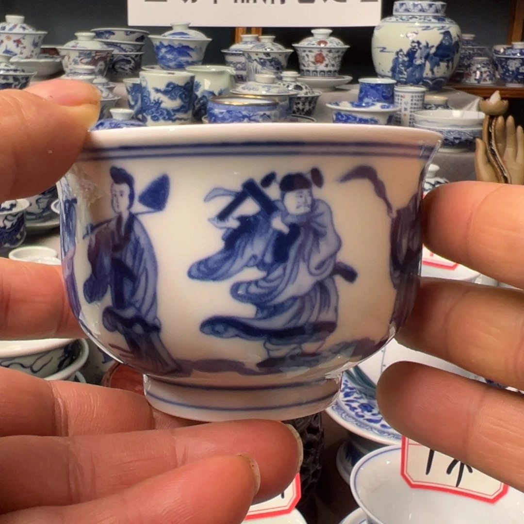 摆件景德镇青花瓷器