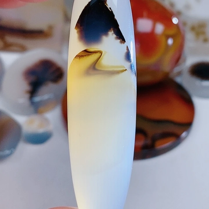 未镶嵌奇石玛瑙/玉髓莫*