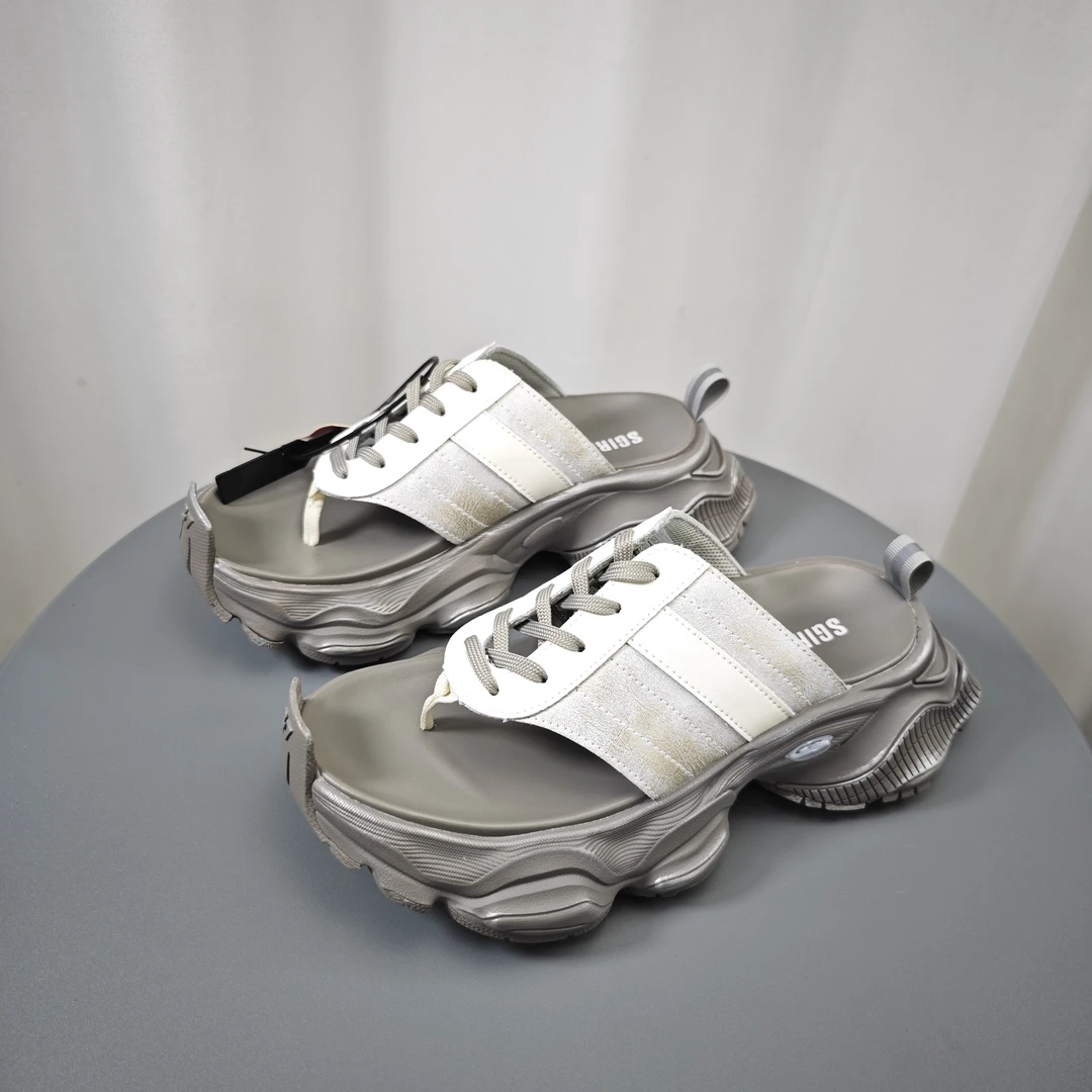 SGIRL TWTW运动时尚休闲人字拖鞋女2025潮流舒适设计感老爹凉拖鞋