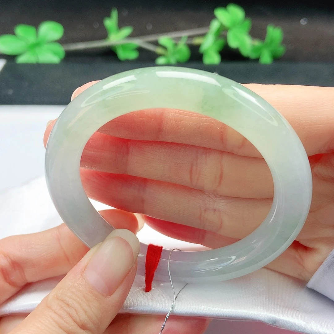 未镶嵌手镯（圆镯）翡翠53圆