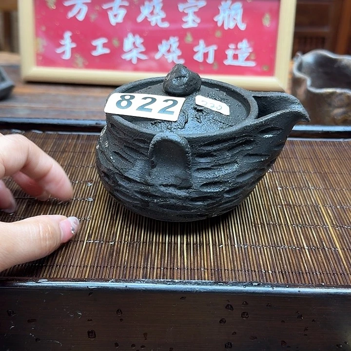 纯手工制作粗陶茶具