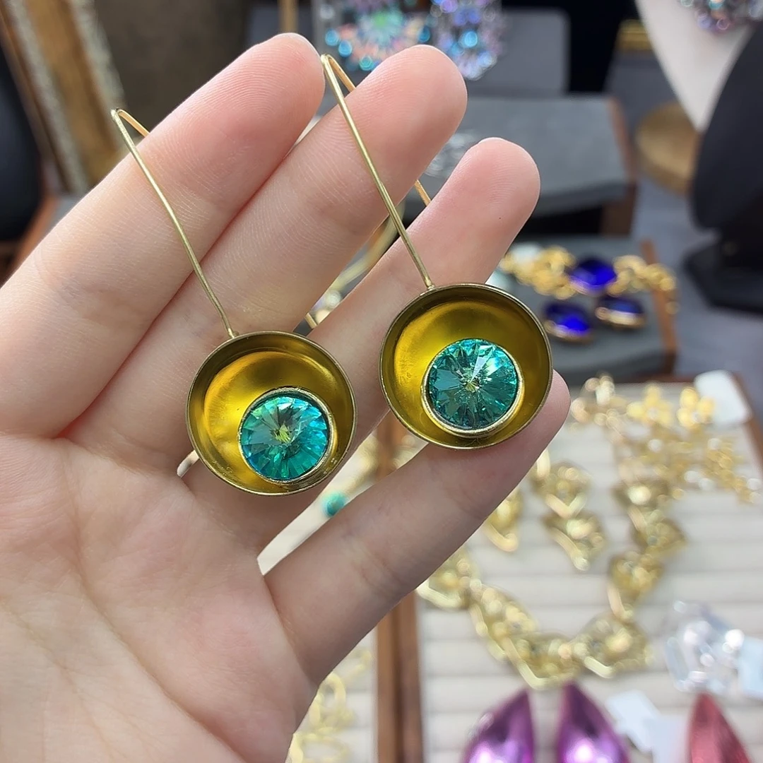 琉璃合金合金希腊耳钩 不退换 满减后