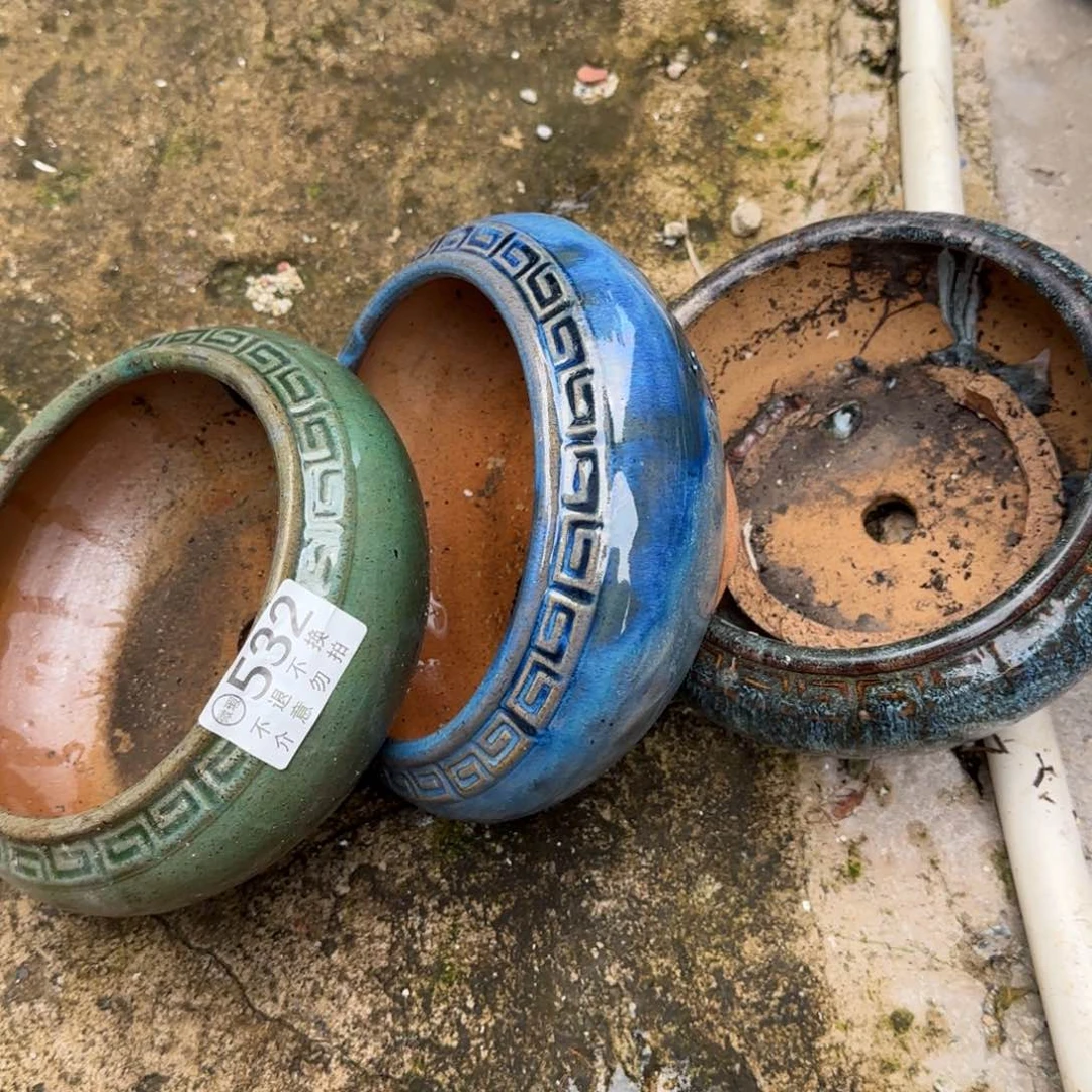 紫砂花盆钰*532瑕疵品