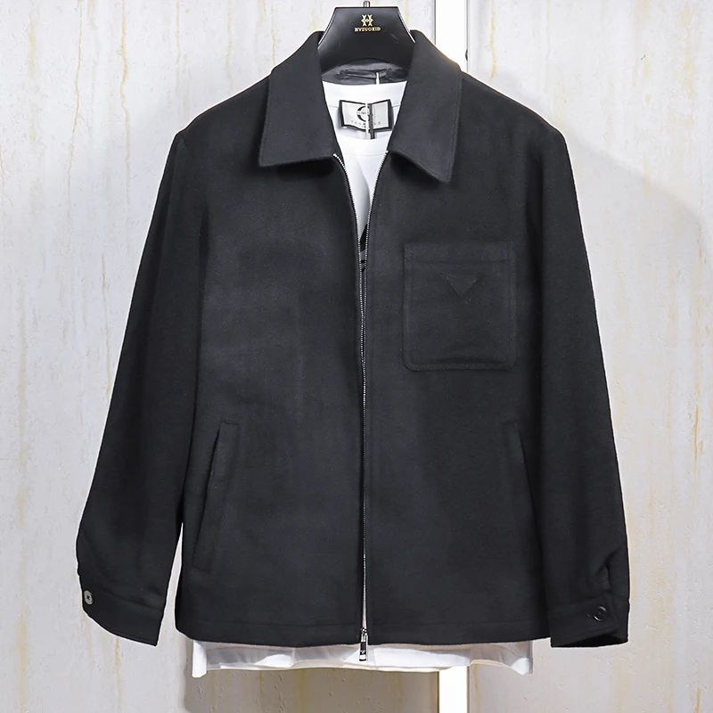 P- 男士秋冬新毛呢夹克外套6629