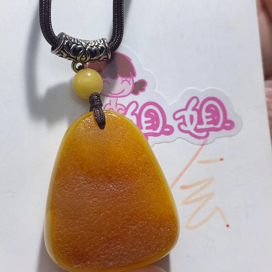 定制琥珀未镶嵌蜜蜡吊坠