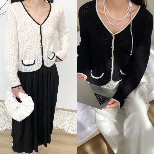 百搭高级针织毛衣开衫 C9909