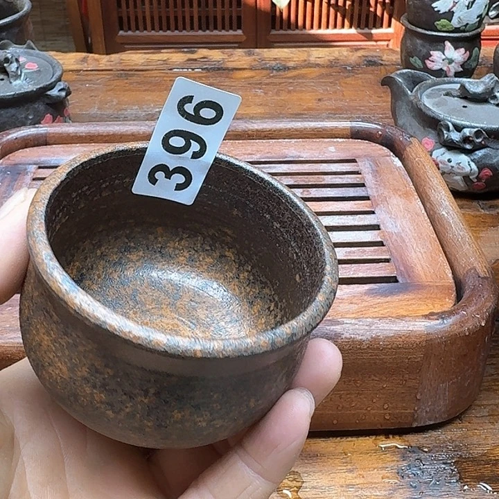 纯手工制作粗陶茶具