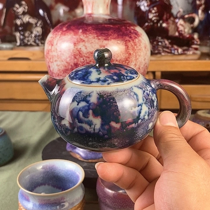 陶瓷西施壶水墨丹青