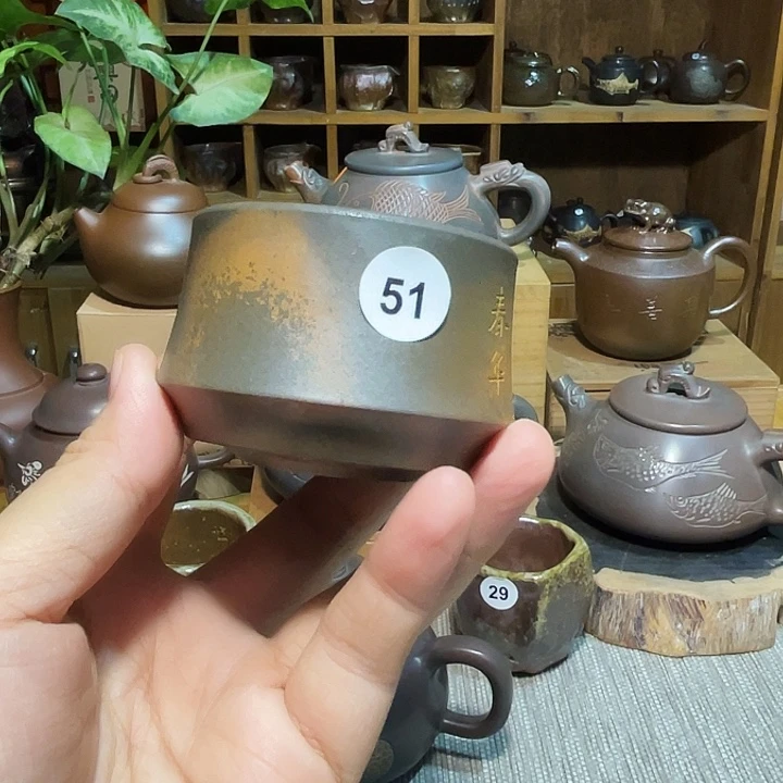 杯小艺窑柴烧杯杯杯