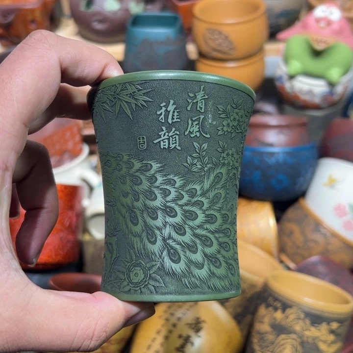 茶杯紫砂宜兴紫砂主人杯