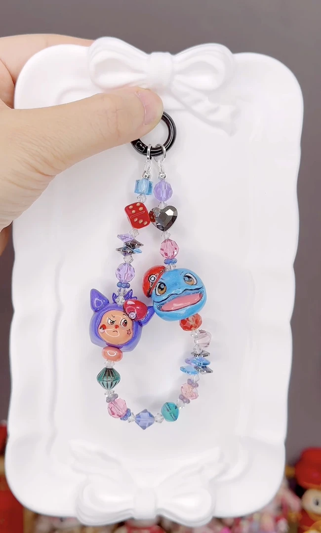 星星人施华手机链