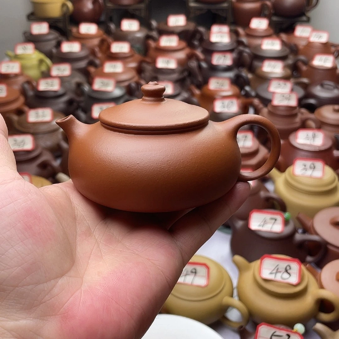 紫砂壶宜兴紫砂半手工