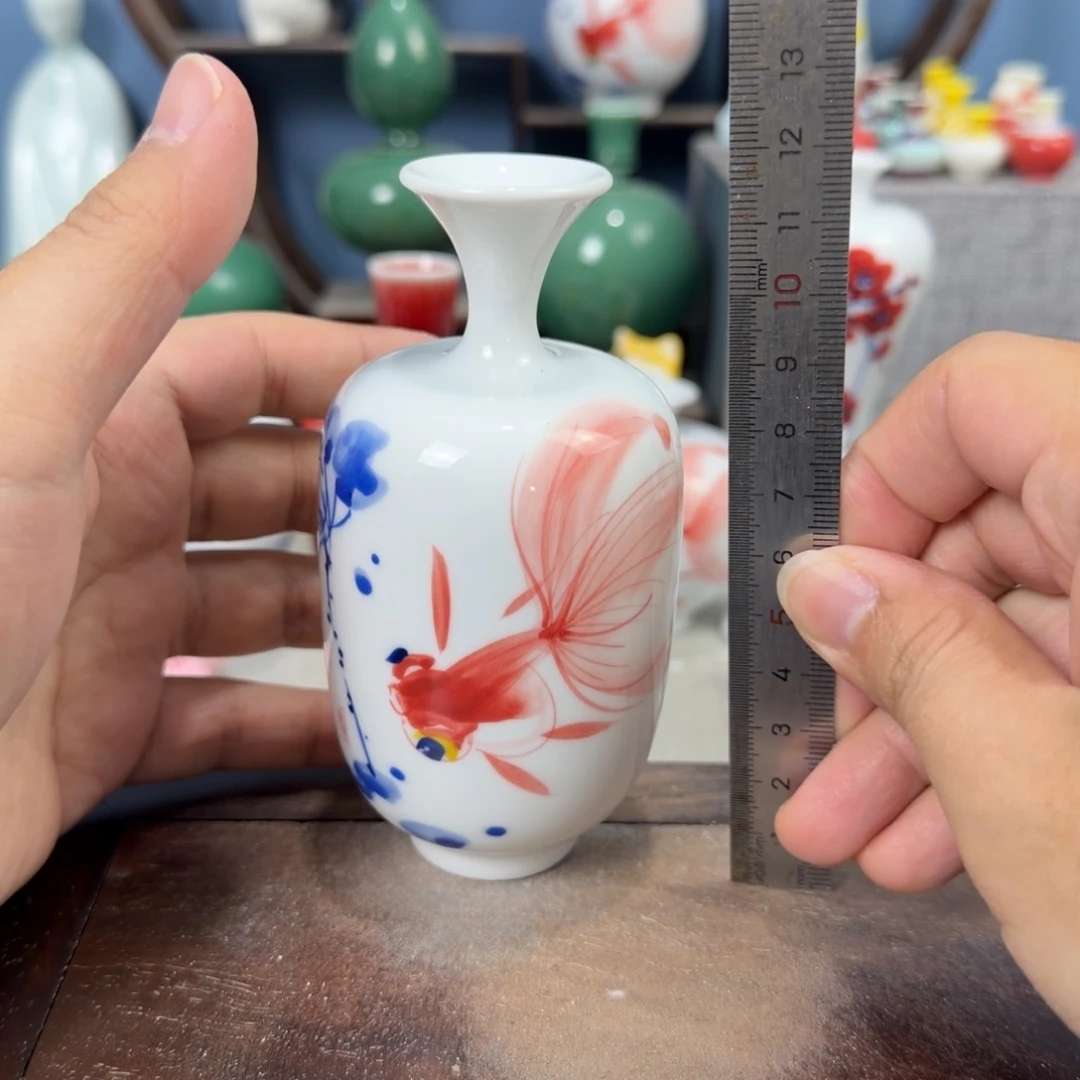 陶瓷手工小花器摆件