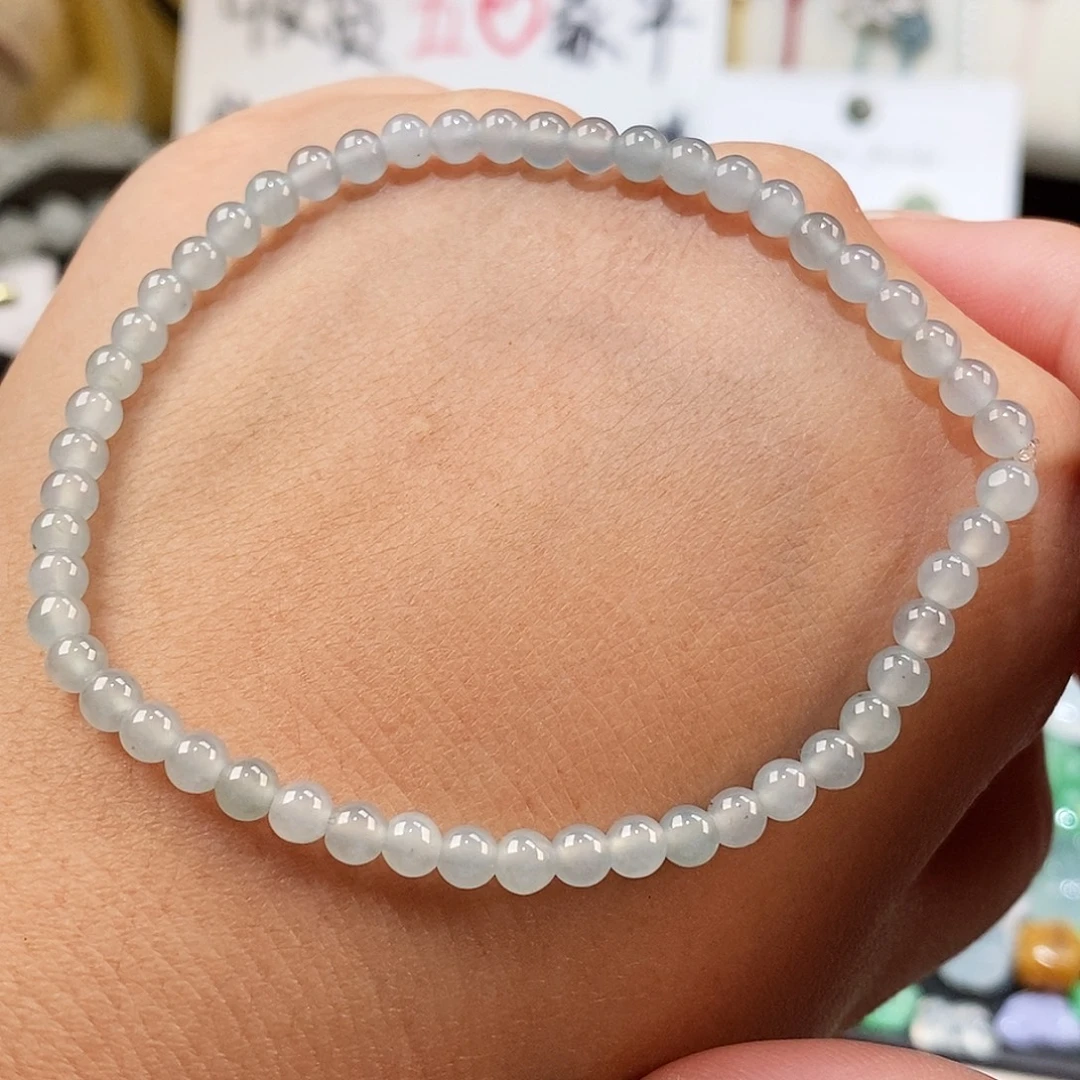 翡翠未镶嵌颈饰小米珠