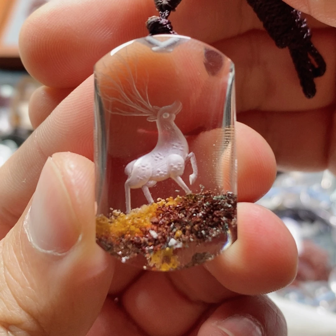 未镶嵌水晶吊坠(不含链)